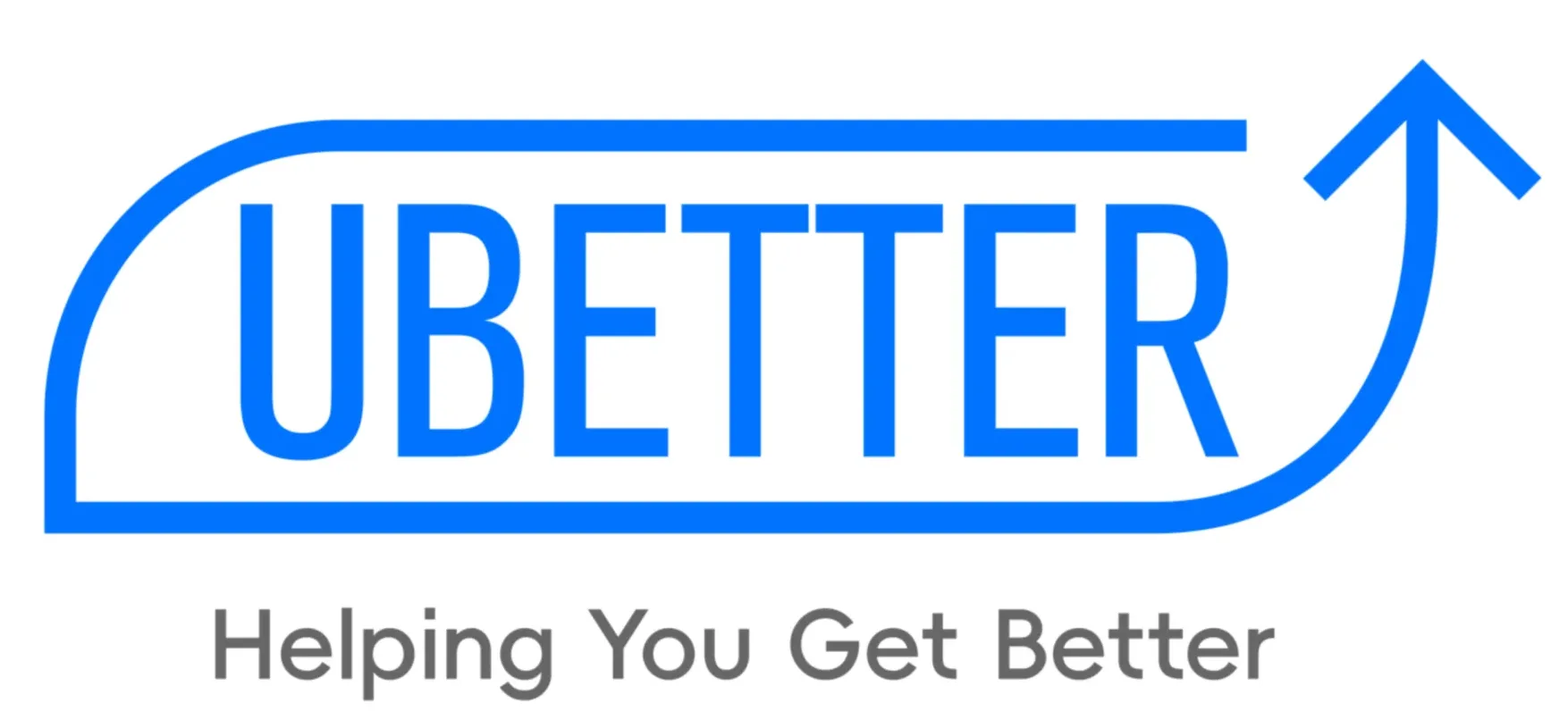 Ubetter logo with blue text and upward arrow - Helping You Get Better, industrial mobility and supply chain solutions company
